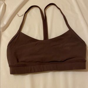 Lululemon chocolate brown sports bra